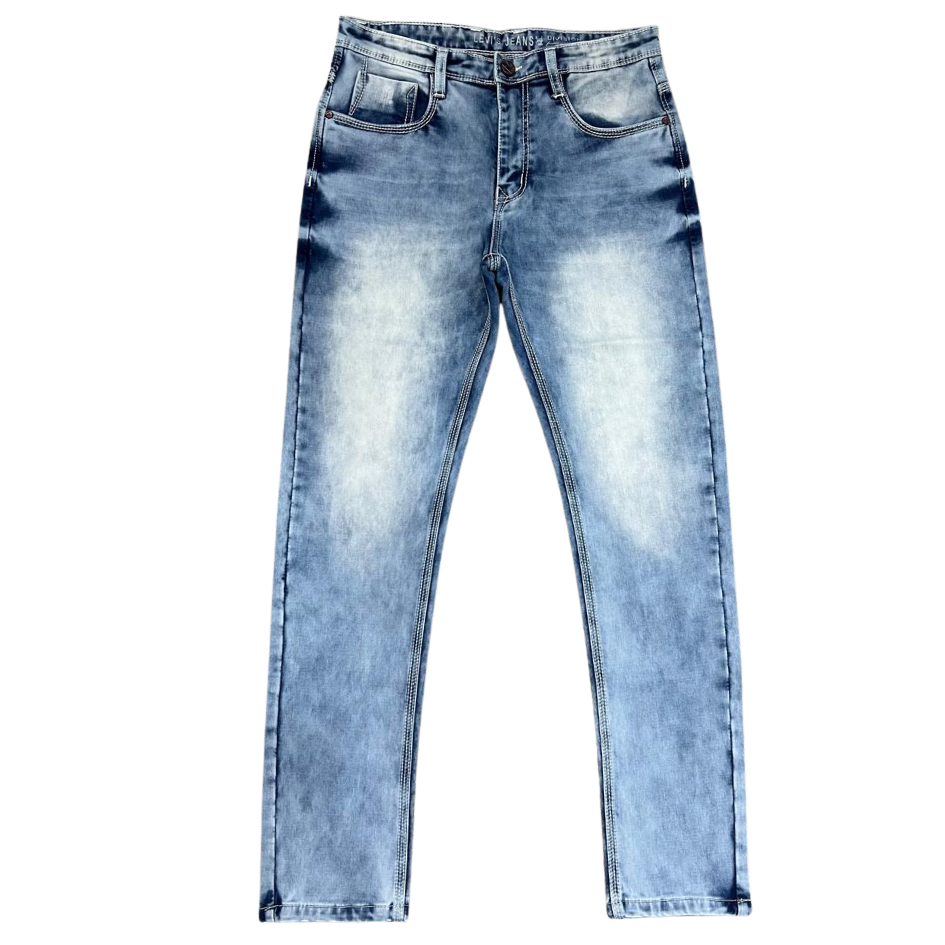 Light Blue Washed Denim Jeans