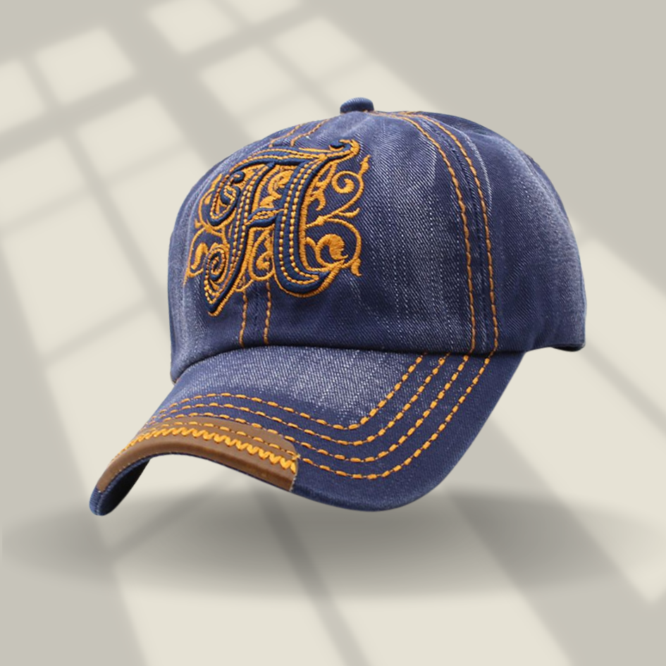 Premium Embroidered Denim Cap