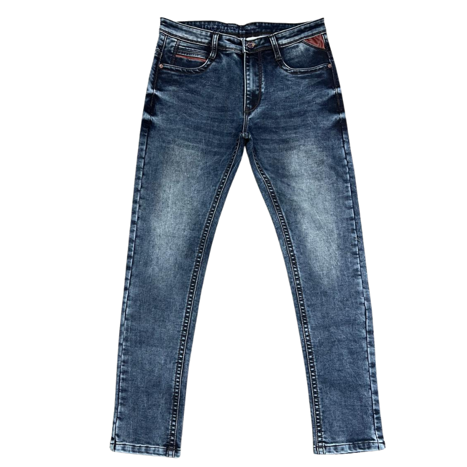 Men's Premium Light Blue Washed Denim Jeans